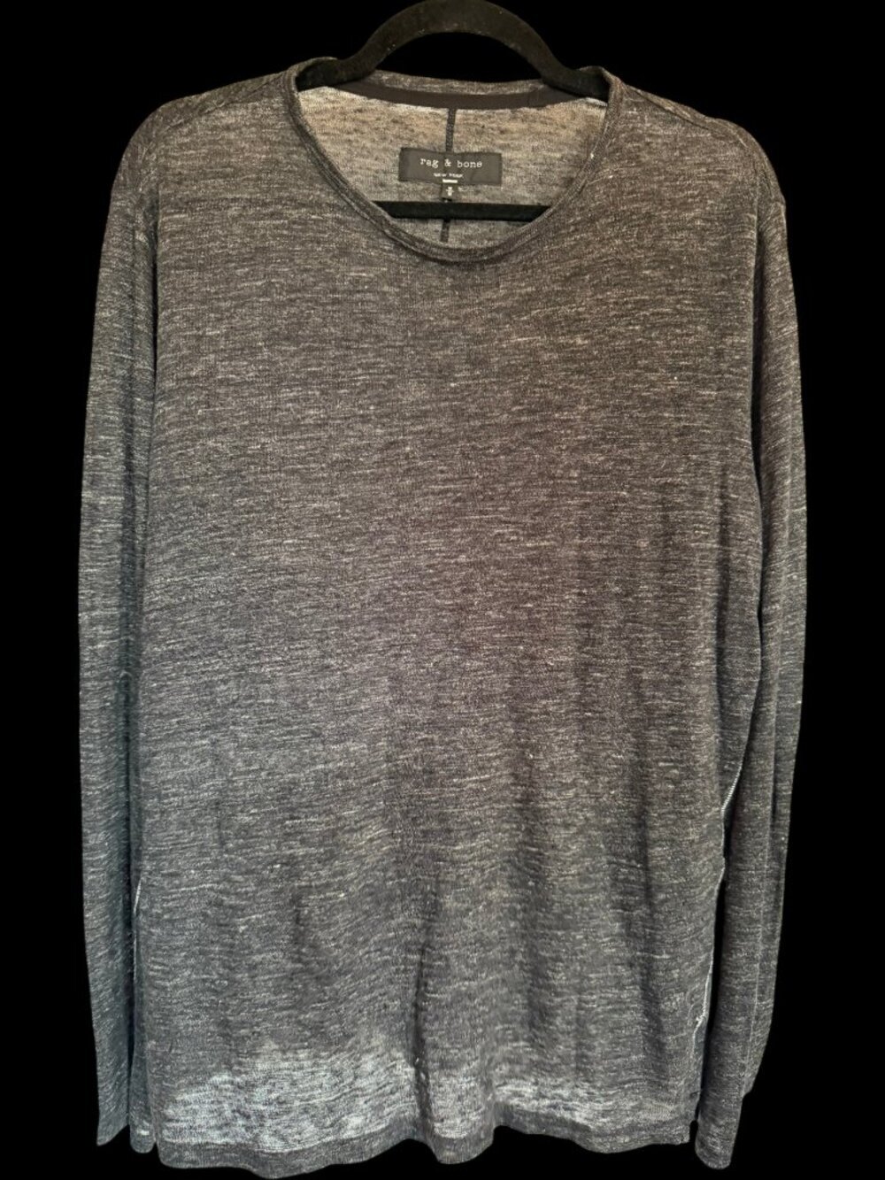 Rag & Bone 100% Linen Shirt Edgy Minimalist Designer Capsule Wardrobe